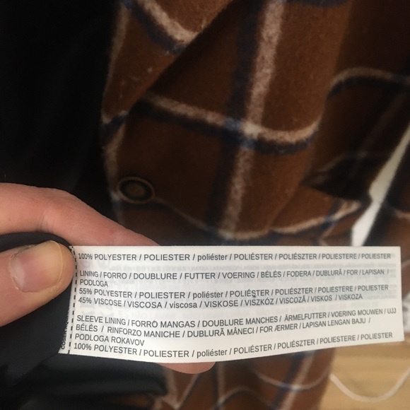 NO LONGER AVAILABLE MANGO Checked Lapel Coat - Picture 11 of 13